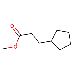 3-Cyclopentylpropionic acid, methyl ester