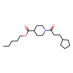 Isonipecotic acid, N-(3-cyclopentylpropionyl)-, pentyl ester