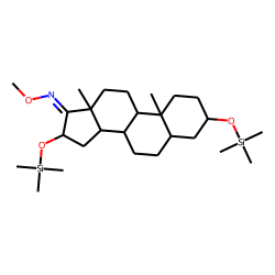 3B,16A-Dihydroxy-5-androsten-17-one, MO TMS