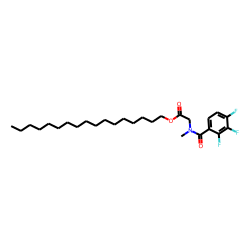 Sarcosine, N-(2,3,4-trifluorobenzoyl)-, heptadecyl ester