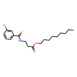 «beta»-Alanine, N-(3-bromobenzoyl)-, nonyl ester