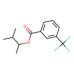 3-Trifluoromethylbenzoic acid, 3-methylbut-2-yl ester