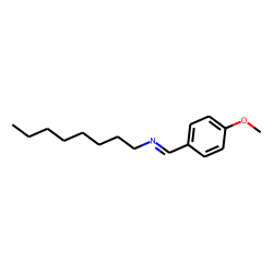 p-methoxybenzylidene-octyl-amine