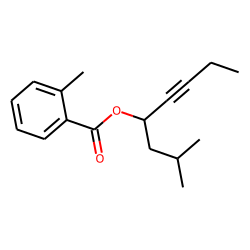 o-Toluic acid, 2-methyloct-5-yn-4-yl ester