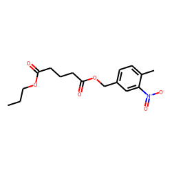 Glutaric acid, 4-methyl-3-nitrobenzyl propyl ester