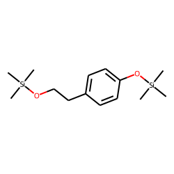 4-Hydroxyphenylethanol, di-TMS