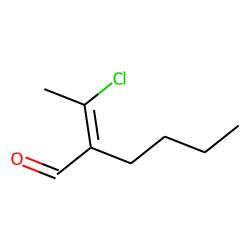 E-2-(1-Chloro-ethylidene)-hexanal