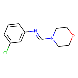 Methanimine, 1-(4-morpholino), N-(3-chlorophenyl)