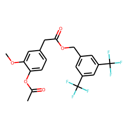 Homovanillic acid, acetyl, DTFMBz