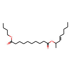 Sebacic acid, butyl oct-3-en-2-yl ester