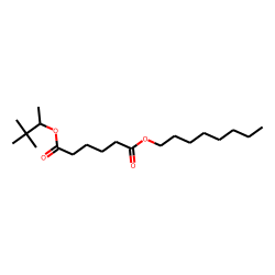 Adipic acid, 3,3-dimethylbut-2-yl octyl ester