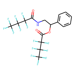 2-Amino-1-phenylethanol, N,O-bis(heptafluorobutyryl)-