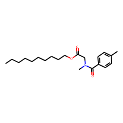 Sarcosine, N-(4-methylbenzoyl)-, decyl ester