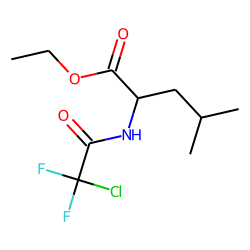 L-Leucine, N-chlorodifluoroacetyl-, ethyl ester