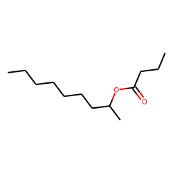 Butanoic acid, 1-methyloctyl ester