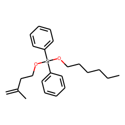 Silane, diphenylhexyloxy(3-methylbut-3-en-1-yloxy)-
