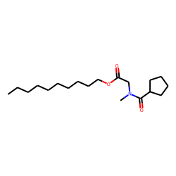 Sarcosine, N-(cyclopentylcarbonyl)-, decyl ester