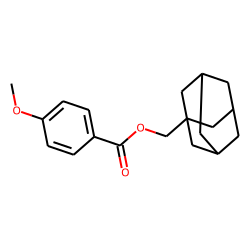 p-Anisic acid, 1-adamantylmethyl ester