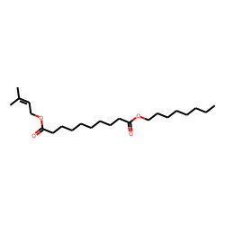Sebacic acid, 3-methylbut-2-enyl octyl ester