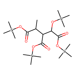 Methylcitric acid, tetrakis(trimethylsilyl) deriv.