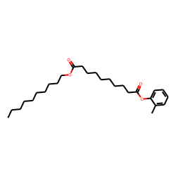 Sebacic acid, decyl 2-methylphenyl ester