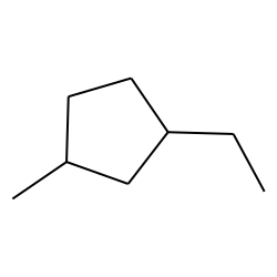 Cyclopentane, 1-ethyl-3-methyl-, cis-