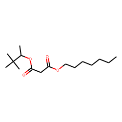 Malonic acid, 3,3-dimethylbut-2-yl heptyl ester