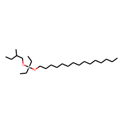 Silane, diethyl(2-methylbutoxy)pentadecyloxy-