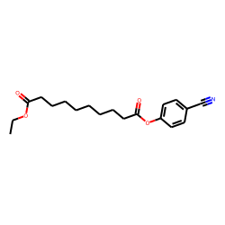Sebacic acid, 4-cyanophenyl ethyl ester