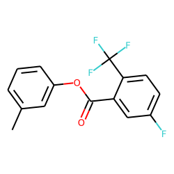 5-Fluoro-2-trifluoromethylbenzoic acid, 3-methylphenyl ester