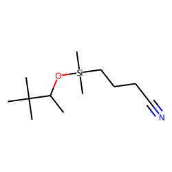 3,3-Dimethyl-2-butanol, (3-cyanopropyl)dimethylsilyl ether