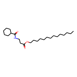 «beta»-Alanine, N-cyclohexylcarbonyl-, tetradecyl ester