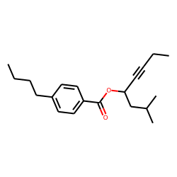 4-Butylbenzoic acid, 2-methyloct-5-yn-4-yl ester