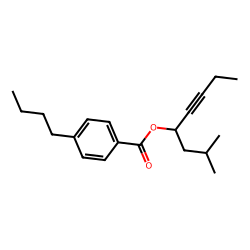 4-butylbenzoic acid, 2-methyloct-5-yn-4-yl ester