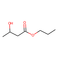 Propyl butanoate, 3-hydroxy