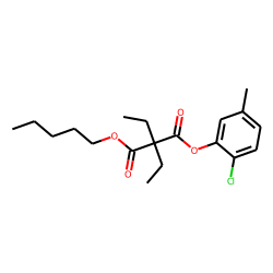 Diethylmalonic acid, 2-chloro-5-methylphenyl pentyl ester