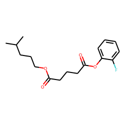 Glutaric acid, 2-fluorophenyl isohexyl ester