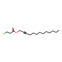 3-Chloropropionic acid, tridec-2-ynyl ester