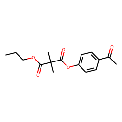 Dimethylmalonic acid, 4-acetylphenyl propyl ester