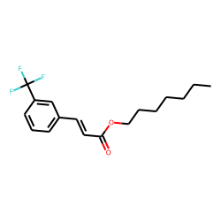 trans-3-(Trifluoromethyl)cinnamic acid, heptyl ester