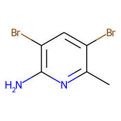 2-Amino-3,5-dibromo-6-methylpyridine