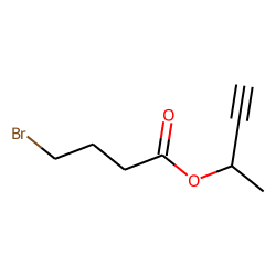 4-Bromobutanoic acid, but-3-yn-2-yl ester