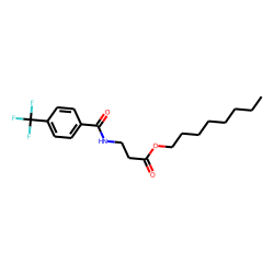 «beta»-Alanine, N-(4-trifluoromethylbenzoyl)-, octyl ester