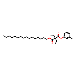 Diethylmalonic acid, hexadecyl 3-methylphenyl ester