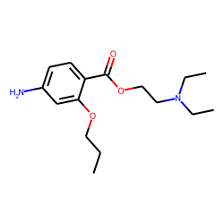 Benzoic acid, 4-amino-2-propoxy-, 2-(diethylamino)ethyl ester