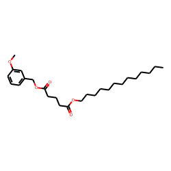 Glutaric acid, 3-methoxybenzyl tridecyl ester