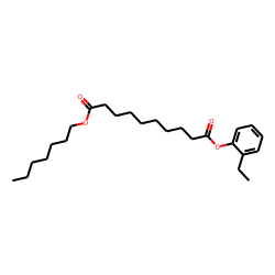 Sebacic acid, 2-ethylphenyl heptyl ester