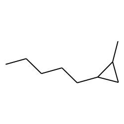 Cyclopropane, 1-methyl-2-pentyl-