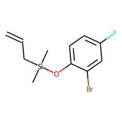 1-Bromo-3-fluoro-6-dimethyl-(allyl)-silyloxybenzene