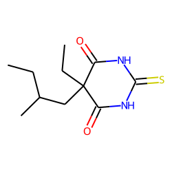 5-Ethyl-5(2-methylbutyl)-2-thiobarbituric acid